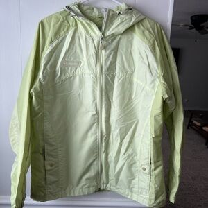 Columbia Lightweight Mint Green Outdoor Jacket